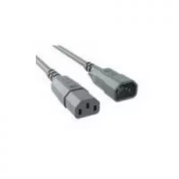 Câble de rallonge IEC Bachmann 356.903 C14 vers C13, 1,5 m, gris
