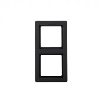 Cadre de recouvrement Berker Q.1 1 poste anthracite velours