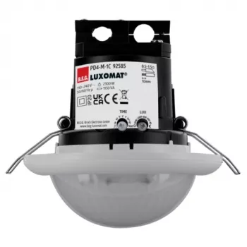BEG LUXOMAT PD4-M-1C-DE détecteur de présence PIR à encastrer au plafond, 230 V, 2300 W, blanc