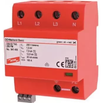DEHN DSH B TNS 255 FM parafoudre combiné type 1+2 pour systèmes TNS