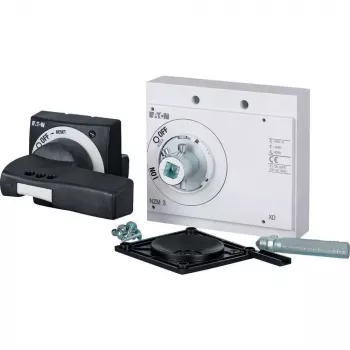 Poignée rotative de couplage de porte Eaton NZM3-XTVD-0, noire, IP66, verrouillable
