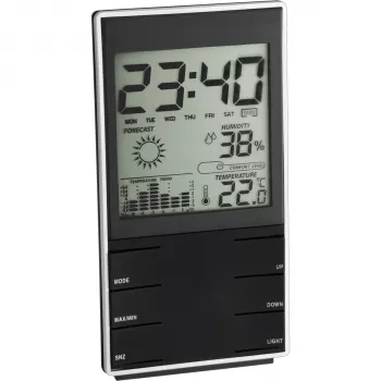 Station météo sans fil TFA 35.1102.01 avec capteur extérieur, température, humidité, baromètre, phase de lune et prévisions