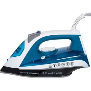 Fer à repasser vapeur Russell Hobbs Supreme Steam Pro 23971-56 2600W noir bleu gris blanc