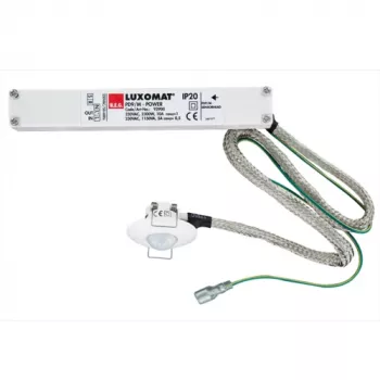 Détecteur de présence mini BEG BRCK LUXOMAT PD9-Master, montage au plafond, RAL 9010 blanc pur, détection 360°, portée 8 m, IP20