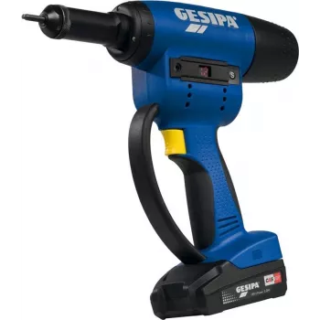 Gesipa FireBird Pro riveteuse à écrous aveugles sans fil, 18V CAS, 15 kN, avec batterie 2,0 Ah, chargeur, L-BOXX
