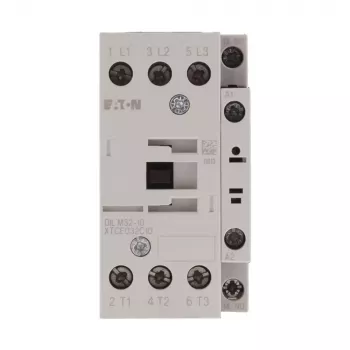 Eaton DILM32-10 contacteur de puissance, 3 pôles, 32 A, bobine 230 V AC 50 Hz / 240 V AC 60 Hz, 1 contact auxiliaire NO