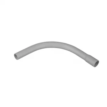 Coude de conduit 90° FRAENKISCHE SBSKu-EM 32 gris en polypropylène pour conduits FPKu-EM-F