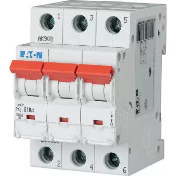 EATON PXL-B10/3 disjoncteur miniature 10 A 3 pôles caractéristique B