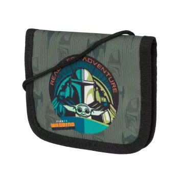 McNeill Star Wars The Mandalorian Pochette de poitrine – noir et gris