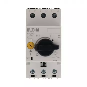EATON PKZM0-1 Disjoncteur moteur, 0,63-1A, 3 pôles, 0,25kW à 400V, bouton rotatif, bornes à vis