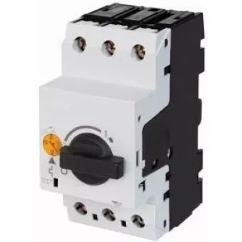 EATON PKZM0-6.3 Disjoncteur moteur, 3 pôles, 4-6,3 A, 2,2 kW, bouton rotatif