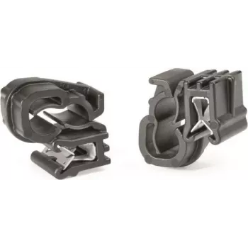Clip de bord HellermannTyton EC1-3SPDHC6-7 151-04010, noir