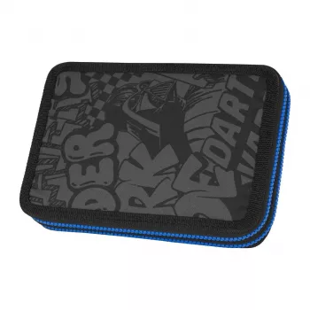 Trousse scolaire remplie McNeill XL avec 2 fermetures éclair Star Wars Darth Vader