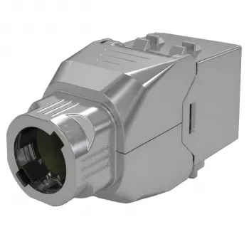 Module Keystone RJ45 EFB Elektronik E-20096 Slimline Cat.8.1 2000MHz blindé