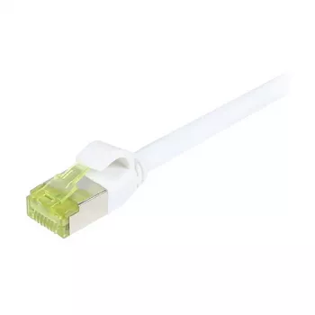Câble patch Synergy21 CAT6A S/FTP RJ45, 500 MHz, 15 m, blanc, Slimline, LSZH/TPE Superflex, AWG28