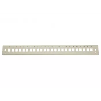 Panneau de brassage Equip 19 pouces 24x LC Duplex, SC Simplex, acier, gris, 1U