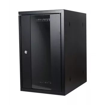 Armoire murale verticale ALLNET 19 pouces T370 noire série SMH