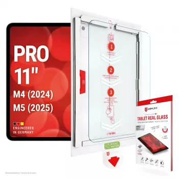Protection d'écran en verre réel DISPLEX Tablet pour iPad Pro 11 (2024/2025) par E.V.I.