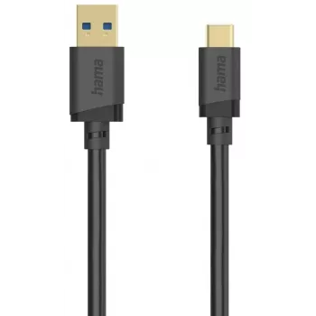Câble USB-A vers USB-C, 5 Gbit/s, 3 m, noir