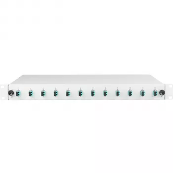 EFB Elektronik Boîte d'épissure LC 50/125µ OM3 extensible 24 pigtails 12 coupleurs
