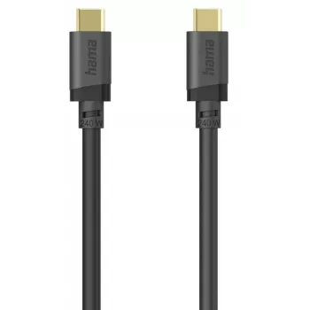 Câble USB-C vers USB-C 5 Gbit/s, 240 W, 0,75 m, noir
