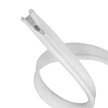 Gaine de câble LogiLink avec fermeture éclair, polyester, diamètre 50 mm, blanche, 2 m