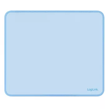Tapis de souris LogiLink ID0223 220 x 250 mm bleu - surface textile, base antidérapante en caoutchouc