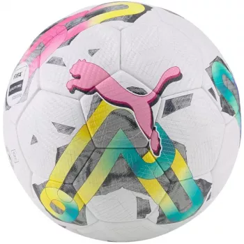 Ballon de football PUMA Orbita 2 To FIFA Quality Pro blanc-vert-rose 83775 01