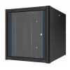 Boîtier mural EFB Elektronik 19 pouces 20U, profondeur 800 mm, prémonté, RAL 9005 noir profond