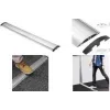 LogiLink KAB0120 passe-câble de sol aluminium et ABS 1104 x 139 x 22 mm, recoupable, argent