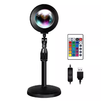 Lampe LED Sunset LOGILINK, 5W, avec télécommande