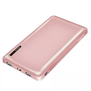 Batterie externe mobile LogiLink 10000 mAh LiPo USB-C PD rose