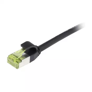 Câble patch slim Synergy21 CAT6A S/FTP RJ45, 1,0 m, noir, 500MHz, LSZH