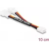 Câble en Y pour ventilateur Delock 1 x 3 broches femelle vers 2 x 3 broches mâle 10 cm