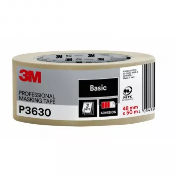3M Scotch PRO ruban de masquage pour peintre 48mm x 50m beige P3630
