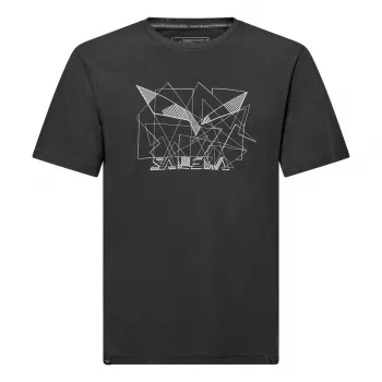 Salewa t-shirt homme Eagle Geometric Black Out - taille L