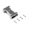 EFB ELEKTRONIK EB0909MV2 Metallized Empty Interface Housing, 1-Port Keystone, Silver