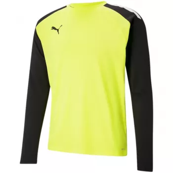 Sweat de gardien de but à manches longues PUMA teamPACER GK LS homme, jaune/noir, 704933 42 2XL