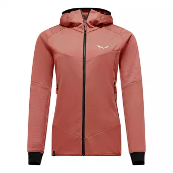 Veste Sella Crevasse HD Salewa femme, rose désert, taille S