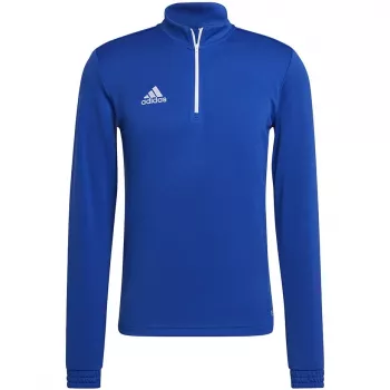 Sweat d'entraînement à manches longues et demi-zip Entrada 22 adidas homme, Team Royal Blue/blanc, HG6286 L