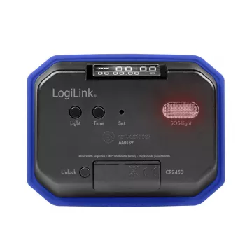 Disque de stationnement électronique LogiLink, certifié KBA, bleu