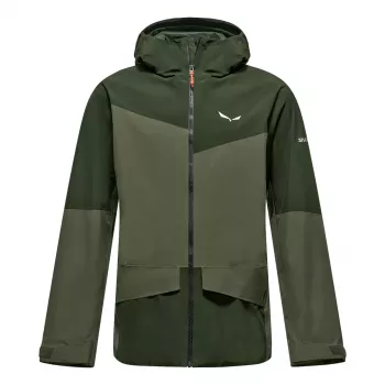 Veste hardshell Salewa Puez GTX 2L homme vert olive foncé taille L