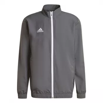 Veste de présentation adidas Entrada 22 gris 2XL - veste d'entraînement homme à zip intégral en polyester recyclé