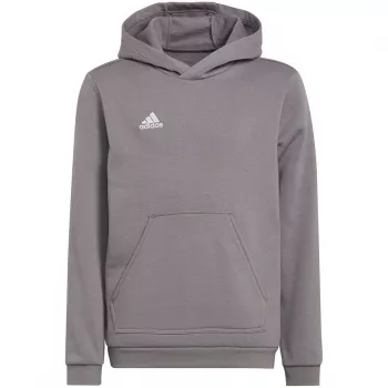 Sweat à capuche adidas Entrada 22 gris chiné moyen enfant 128 cm