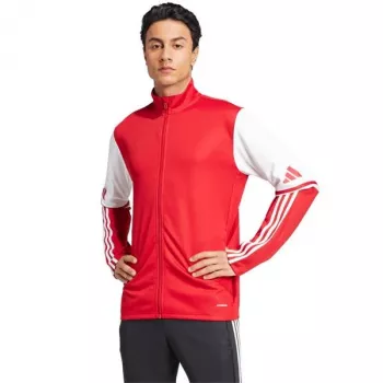 Sweat d'entraînement adidas Squadra 25 pour homme Team Power Red/Blanc taille M