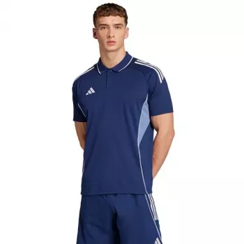 adidas Tiro 25 Competition Polo Men's Navy Blue Short Sleeve Shirt Size S