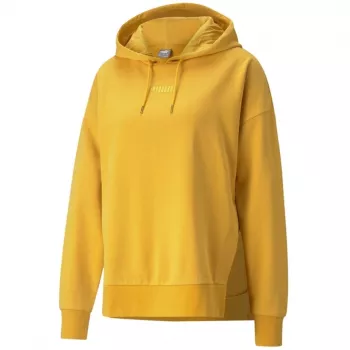 Sweat à capuche PUMA HER Hoodie TR pour femme Pale Lemon coupe décontractée