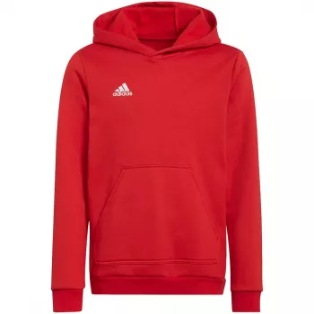 Sweat à capuche adidas Entrada 22 enfant rouge H57566 128 cm
