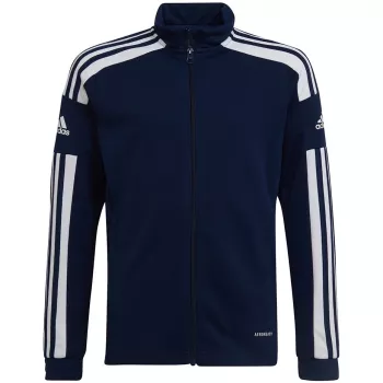 Sweat d'entraînement adidas Squadra 21 à fermeture éclair intégrale bleu marine jeune 140 cm HC6276
