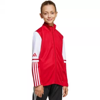 Sweat d'entraînement adidas Squadra 25 enfant Team Power Red/blanc 164 cm